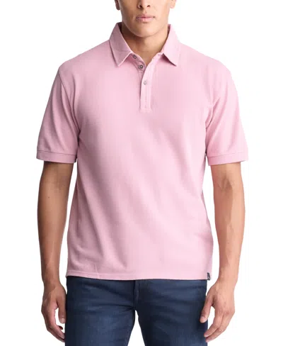 Buffalo David Bitton Men's Kabold Cotton Washed Polo Shirt In Lilas