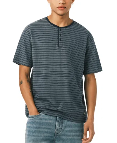 Buffalo David Bitton Men's Kandido Striped T-shirt In Gray
