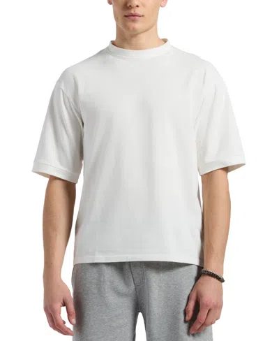 Buffalo David Bitton Men's Kinsley Solid Crew Neck Relaxed T-shirt In Milk