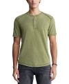 BUFFALO DAVID BITTON MEN'S KITTE REGULAR-FIT TEXTURED HENLEY