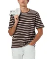 Buffalo David Bitton Men's Kosta Striped Regular Fit T-shirt In Multi