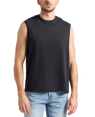 Buffalo David Bitton Men's Relaxed-fit Jersey Tank Top In Black