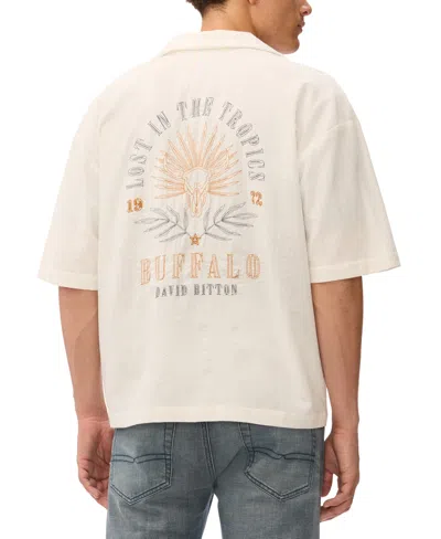 Buffalo David Bitton Men's Relaxed-fit Shirt In White