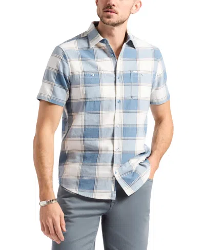 Buffalo David Bitton Men's Sagrino Fitted Plaid Button-down Shirt In Mirage