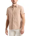 Buffalo David Bitton Men's Sagrino Stripe Shirt In Neutral
