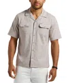 Buffalo David Bitton Men's Salaman Relaxed-fit Printed Button-down Shirt In Tuffet