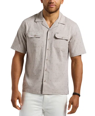 Buffalo David Bitton Men's Salaman Relaxed-fit Printed Button-down Shirt In Tuffet