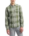 Buffalo David Bitton Men's Saroz Long Sleeve Plaid Button-front Shirt In Green
