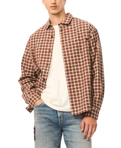 Buffalo David Bitton Men's Shogo Plaid Long-sleeve Shirt In Gray
