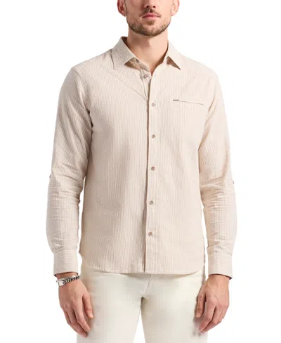 Buffalo David Bitton Men's Simbo Modern-fit Stripe Button-down Shirt