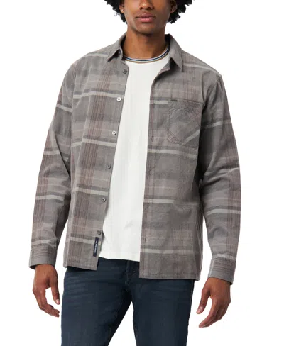 Buffalo David Bitton Men's Sinclair Plaid Baby Cord Shirt In Multi