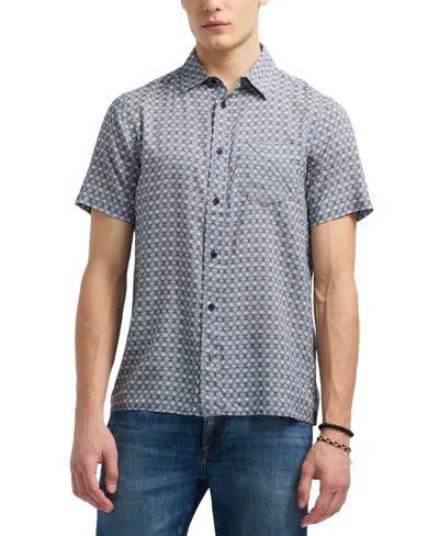 Buffalo David Bitton Men's Sirilo Geo-pattern Shirt