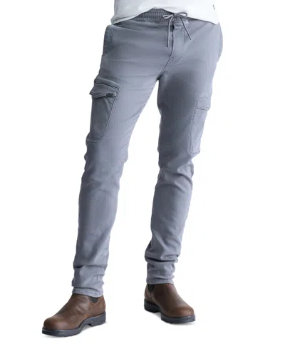 Buffalo David Bitton Men's Slim-fit Tapered Cargo Pants In Graphite