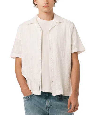 Buffalo David Bitton Men's Soriel Regular-fit Collared Shirt In White