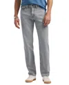 Buffalo David Bitton Men's Straight Six Sleek Gray Jeans In Gray