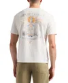 Buffalo David Bitton Men's Tinglev Short Sleeve Graphic Crewneck T-shirt In Neutral