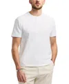 Buffalo David Bitton Men's Tomba Short Sleeve Crewneck Raised Logo Graphic T-shirt In White