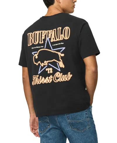 Buffalo David Bitton Men's Tordan Graphic Regular-fit T-shirt In Black