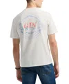 Buffalo David Bitton Men's Torpoint Short Sleeve Crewneck Gin & Tonic Graphic T-shirt