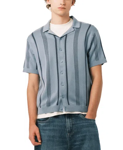 Buffalo David Bitton Men's Waldir Short-sleeve Shirt In Blue