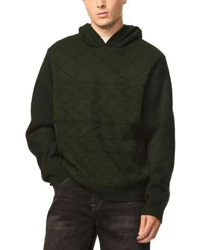 Buffalo David Bitton Men's Waolo Hooded Fleece Hoodie In Green