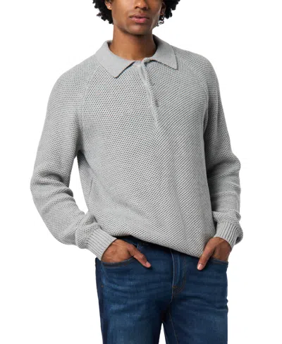Buffalo David Bitton Men's Warren Relaxed-fit Long-sleeve Sweater In Gray