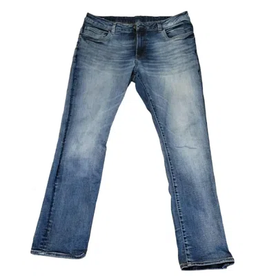 Buffalo David Bitton Men's We Are Denim Slim Ash Distressed Jeans In Blue