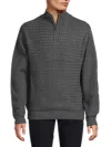 Buffalo David Bitton Men's Wellman Mock Turtleneck Sweater In Gray