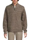 Buffalo David Bitton Men's Wellman Mock Turtleneck Sweater In Multi