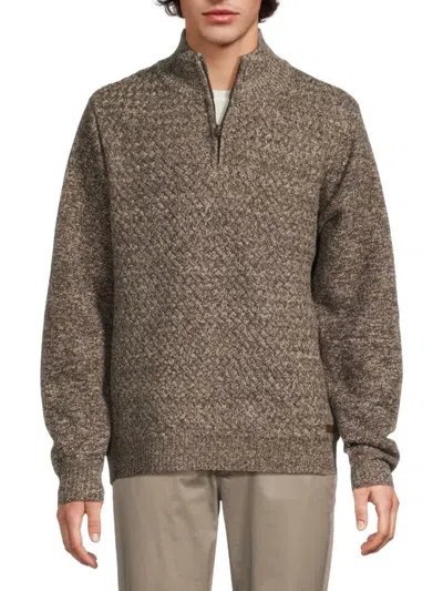 Buffalo David Bitton Men's Wellman Mock Turtleneck Sweater In Multi