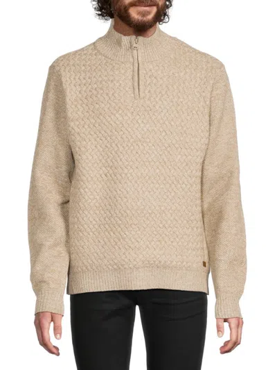 Buffalo David Bitton Men's Wellman Mock Turtleneck Sweater In Multi