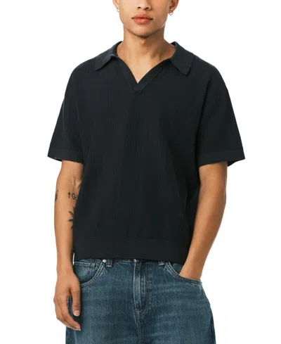 Buffalo David Bitton Men's Wortex Short-sleeve Polo Sweater In Blue