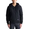 Buffalo David Bitton Mens Faux Fur Lined Cotton Zip Hoodie In Black