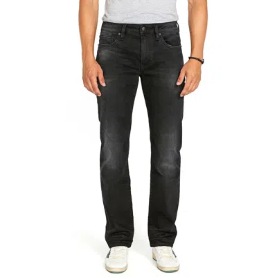 Buffalo David Bitton Mens Stretch Denim Straight Leg Jeans In Black