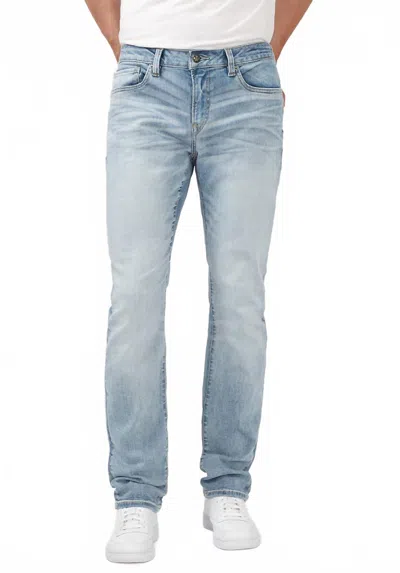 Buffalo David Bitton Slim Leg Fit Ash Jean In Light Medium Indigo In Blue