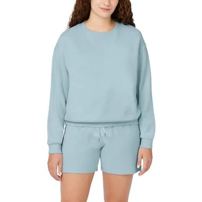 Buffalo David Bitton Women's Solid Pattern Lounge Set In Vintage Blue