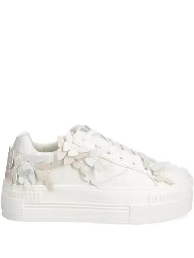 Buffalo Floral-appliqué Platform Sneakers In Multi