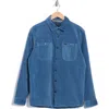 Buffalo Jeans Jaffar Corduroy Shirt Jacket In Elemental Blue
