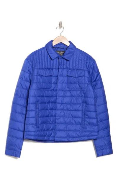 Buffalo Jeans Jawine Quilted Jacket In Blue