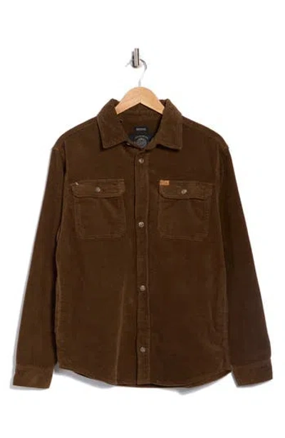 Buffalo Jeans Jeremias Corduroy Shirt Jacket In Brown