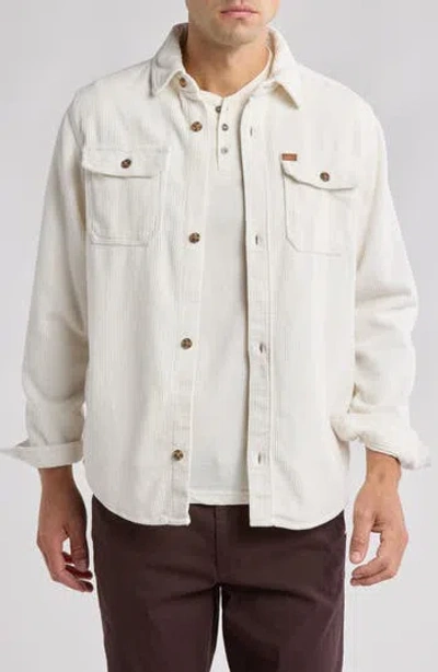 Buffalo Jeans Jeremias Corduroy Shirt Jacket In Milk