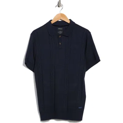 Buffalo Jeans Wagners Cotton Pointillé Short Sleeve Polo