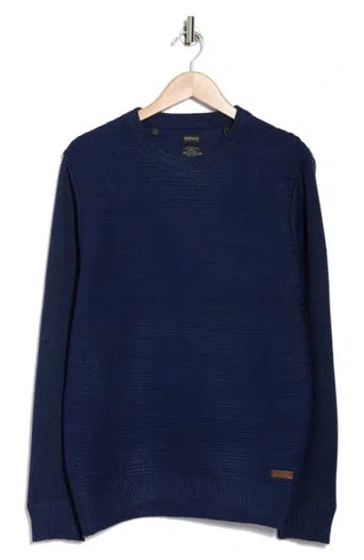 Buffalo Jeans Warrin Crewneck Pullover In Indigo