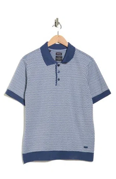 Buffalo Jeans Waylen Knit Polo In Blue