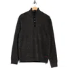 Buffalo Jeans Weebery Quarter Button Pullover In Black