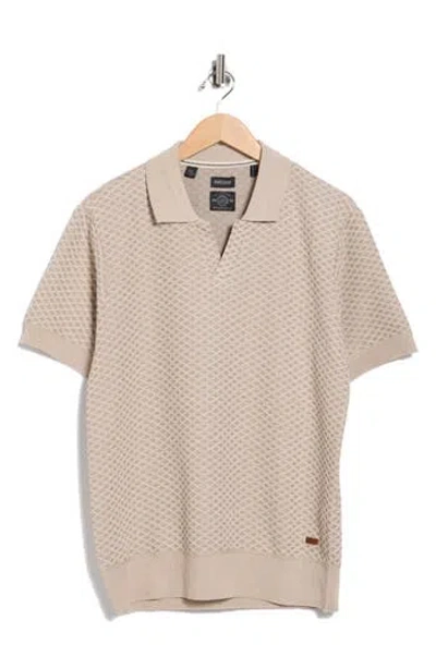 Buffalo Jeans Willians Notch Collar Shirt In Brown
