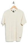 Buffalo Jeans Wipson Textured Knit T-shirt In Neutral