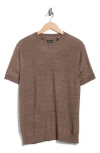 Buffalo Jeans Wipson Textured Knit T-shirt In Brown