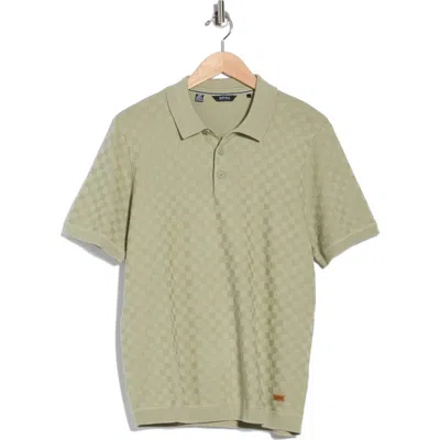Buffalo Jeans Worsonno Short Sleeve Polo In Green