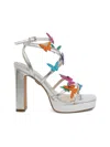 Buffalo June Mss Butterfly Glam Sandals In Multi